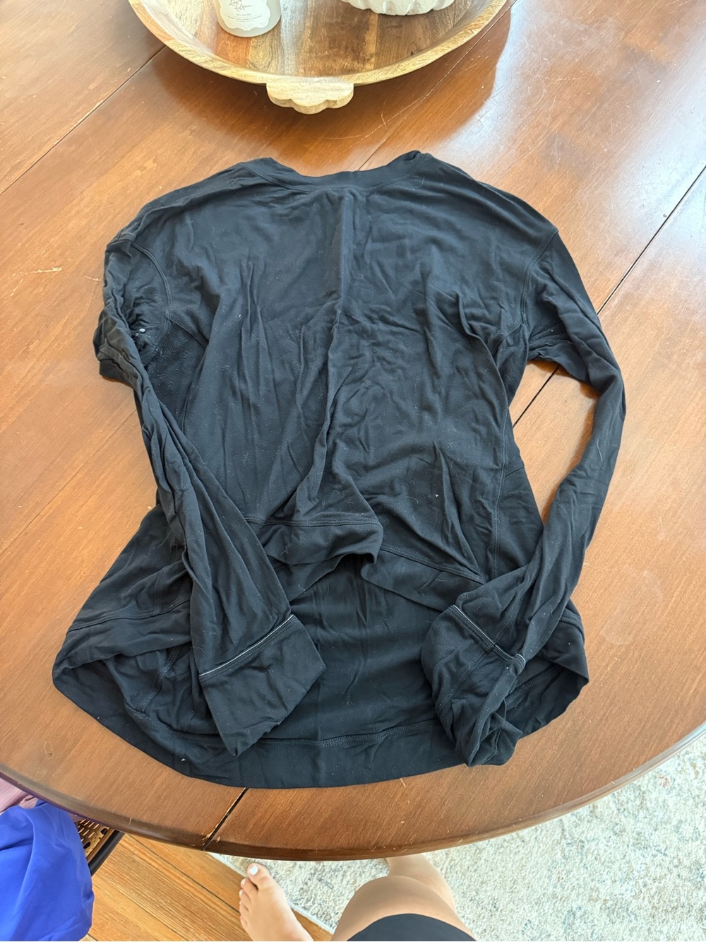 lululemon athletica Black Long-Sleeve Women's Top